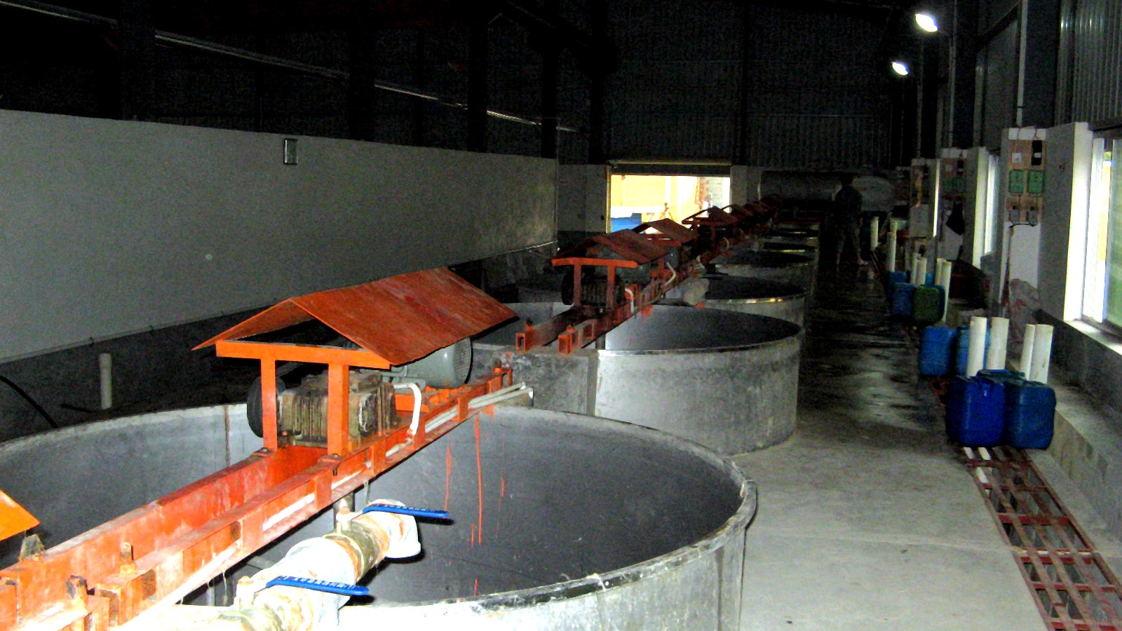 Agar production process area
