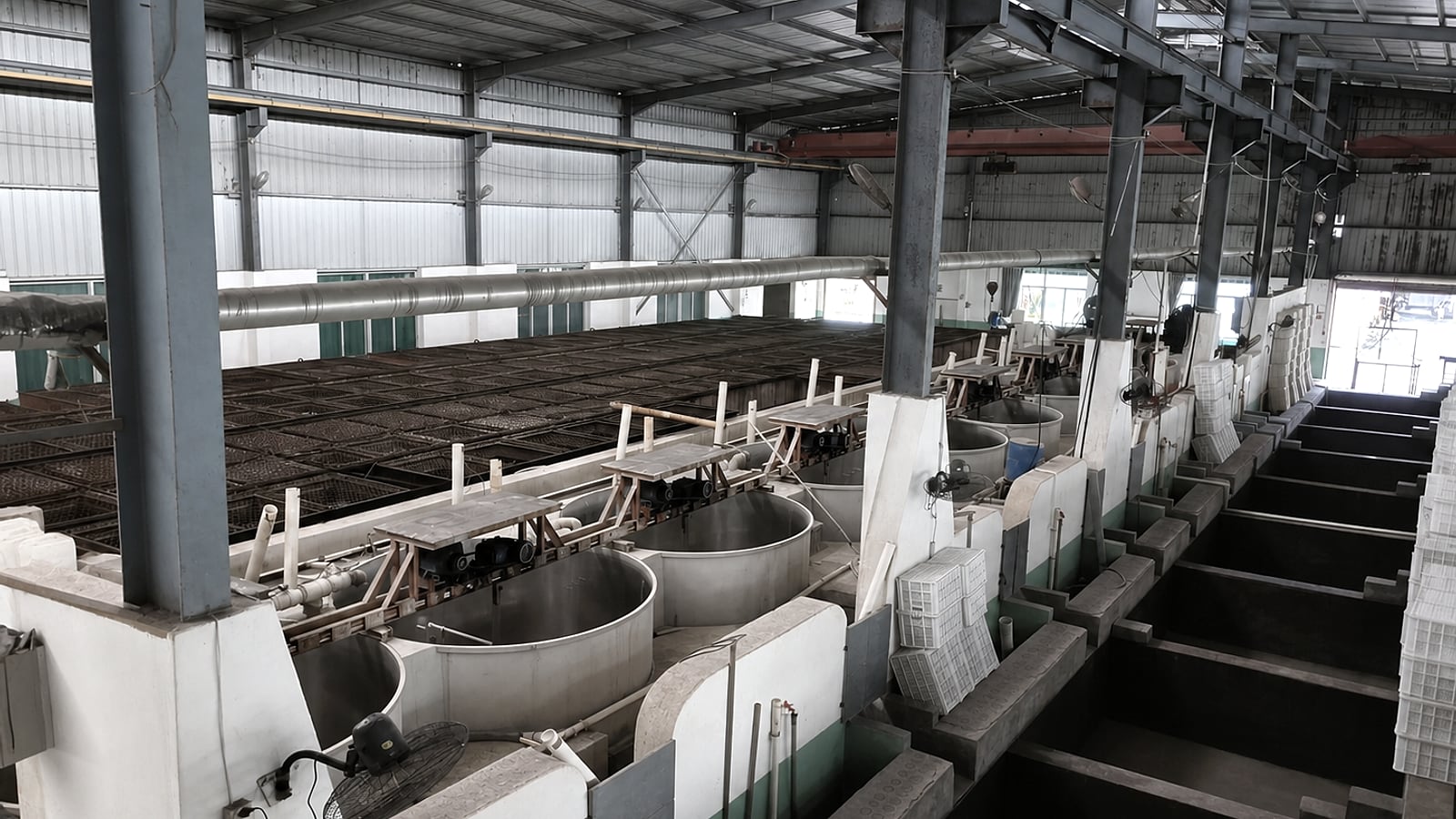 Qixiang Foods production area with process tanks